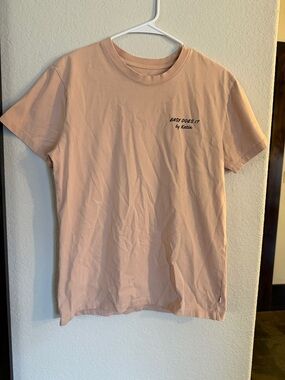 Katin Peach Easy Does It Embroidered Crew Tee